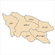 دانلود نقشه بخش های شهرستان شیراز