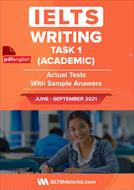 کتاب IELTS Writing Task 1 (Academic) Actual Tests ژوئن تا سپتامبر 2021