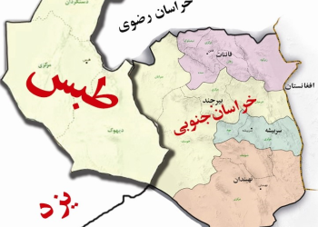 تقسیمات سیاسی (جغرافیایی) شهرستان طبس