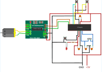 پروژه 3: ارتباط موتور DC با میکروکنترلر AVR Atmega16
